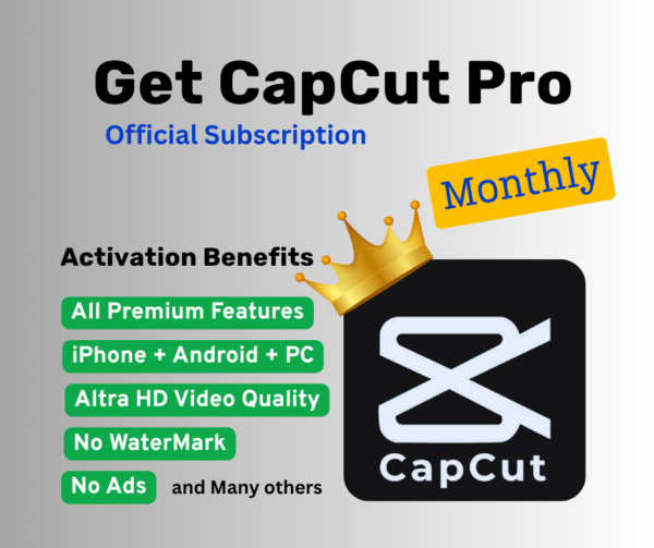 CapCut Pro Subscription